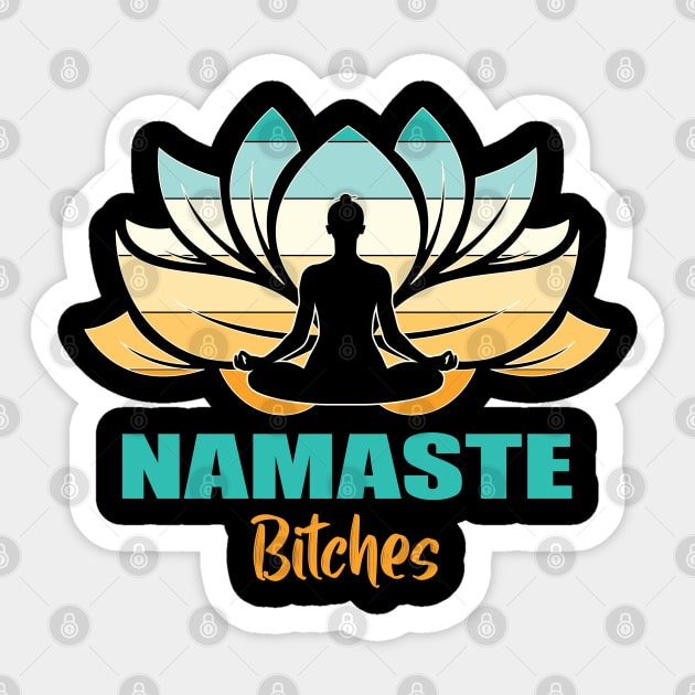 Yoga Serenity: Balance, Mindfulness, and Inner Peace Sticker by Steve